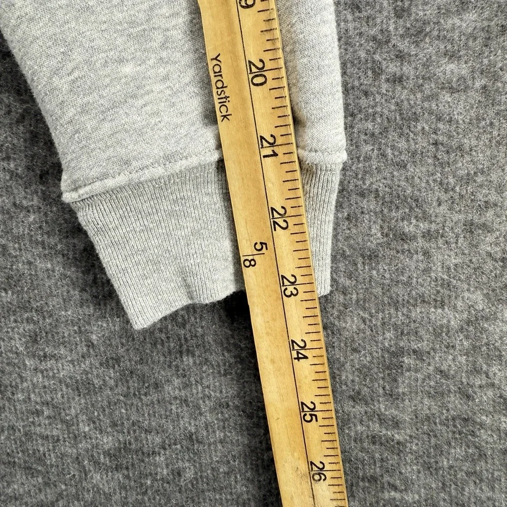 GAP Hoodie Boys XS‎ Gray Pullover Sweatshirt Fleece Logo Kangaroo Pocket Casual